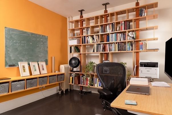Home Office, Interior, Wood Texture Flooring