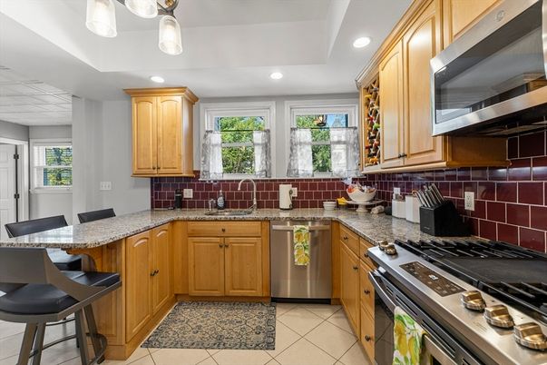 Interior, Kitchen, Recessed Lighting, Stainless Steel Appliances