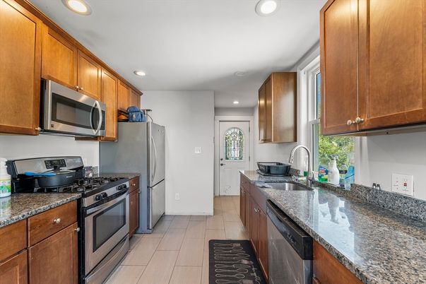 Interior, Kitchen, Recessed Lighting, Stainless Steel Appliances