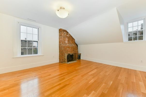 Empty room, Fireplace, Interior, Wood Texture Flooring