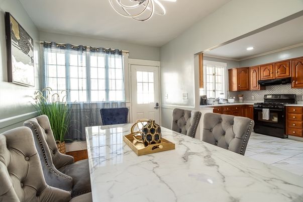 Interior, Kitchen, Marble, Recessed Lighting