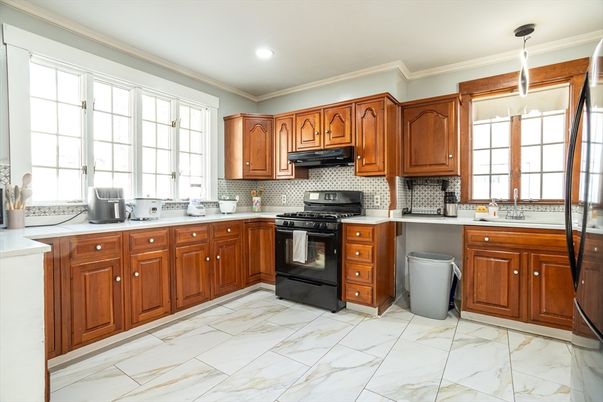 Interior, Kitchen, Marble, Recessed Lighting