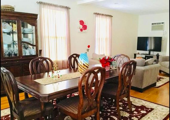 Dining room, Interior, Wood Texture Flooring