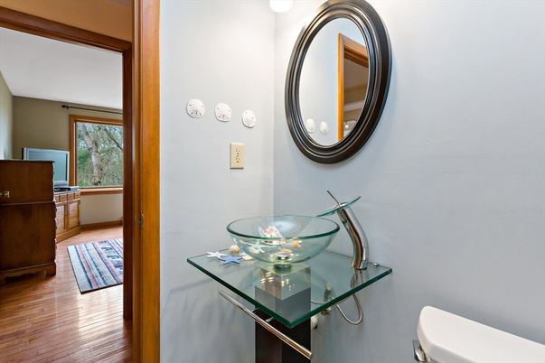Bathroom, Interior, Wood Texture Flooring