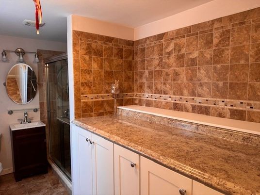Bathroom, Glass Shower, Interior