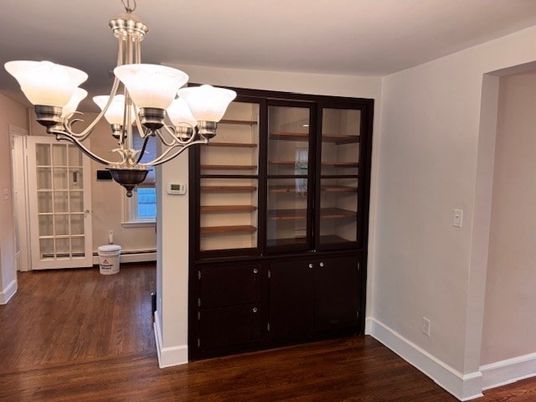 Chandelier, Interior, Wood Texture Flooring