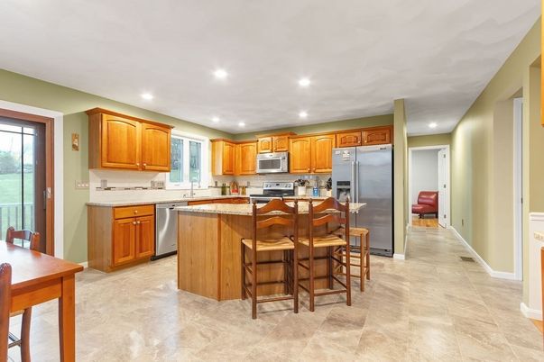 Interior, Kitchen, Recessed Lighting, Stainless Steel Appliances