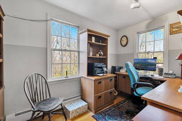 Home Office, Interior, Wood Texture Flooring