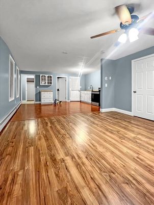 Empty room, Interior, Kitchen, Wood Texture Flooring