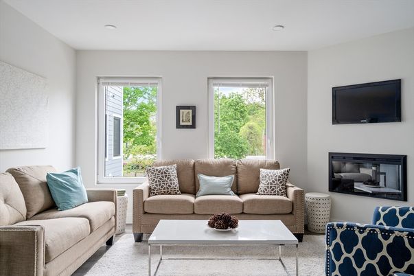 Interior, Living room, Recessed Lighting