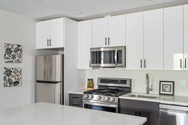 Interior, Kitchen, Recessed Lighting, Stainless Steel Appliances