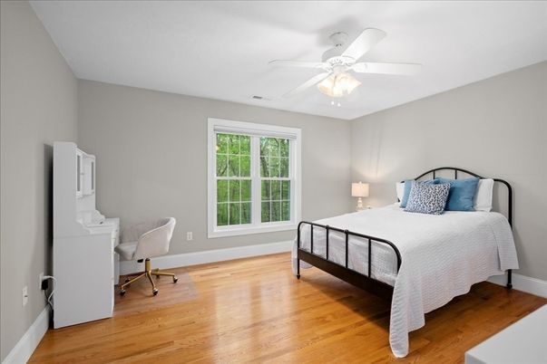 Bedroom, Home Office, Interior, Wood Texture Flooring