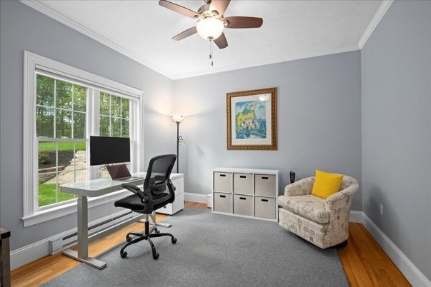 Home Office, Interior, Wood Texture Flooring