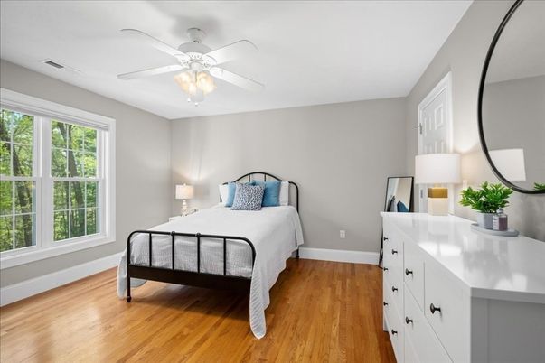 Bedroom, Interior, Wood Texture Flooring