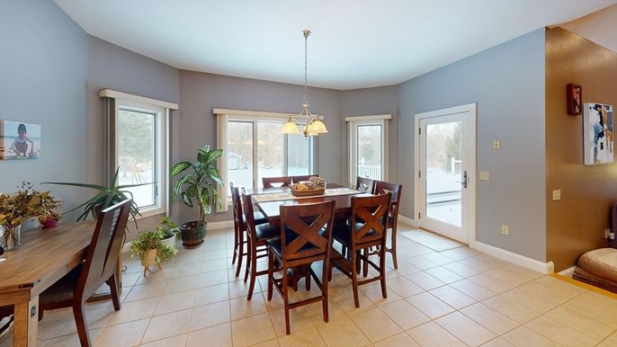 Dining room, Interior, Pendant Lights