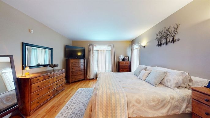 Bedroom, Interior, Wood Texture Flooring