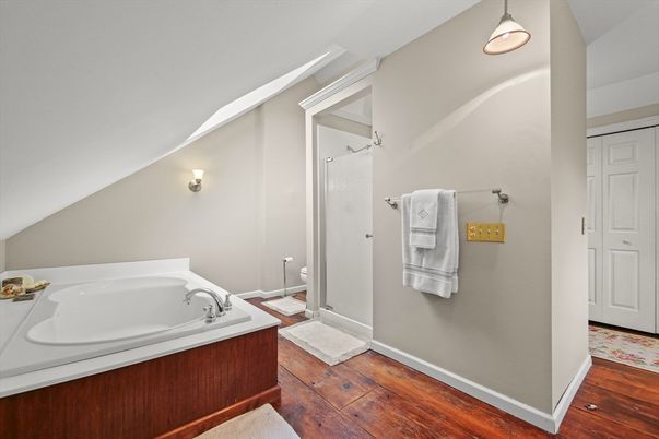 Bathroom, Interior, Wood Texture Flooring