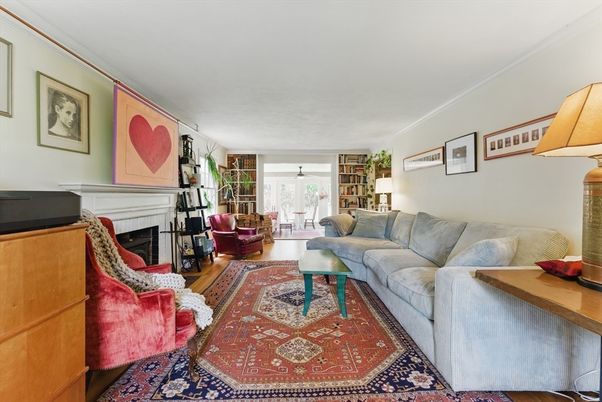 Fireplace, Interior, Living room, Wood Texture Flooring