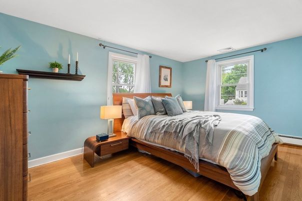 Bedroom, Interior, Wood Texture Flooring