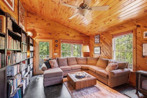 Interior, Living room, Wooden Ceilings, Wooden Walls