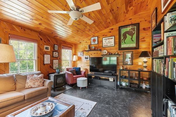 Interior, Living room, Wooden Ceilings, Wooden Walls