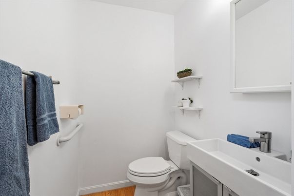 Bathroom, Interior, Wood Texture Flooring