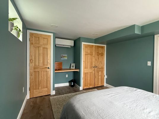 Bedroom, Interior, Wood Texture Flooring