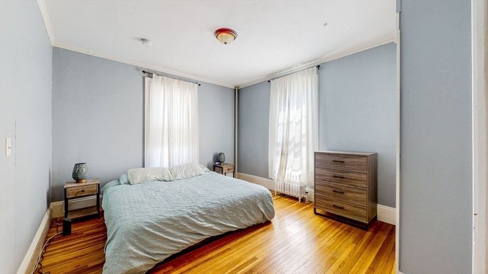 Bedroom, Interior, Wood Texture Flooring