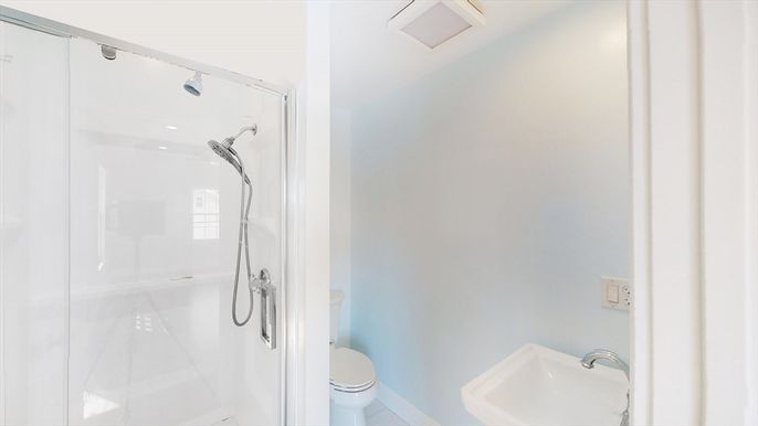 Bathroom, Glass Shower, Interior