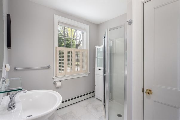 Bathroom, Glass Shower, Interior, Marble