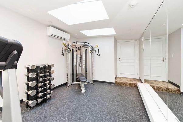 Fitness Equipment, Interior, Recessed Lighting