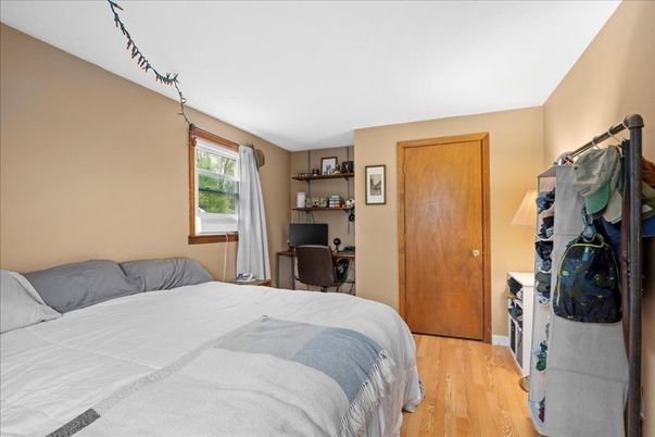 Bedroom, Home Office, Interior, Wood Texture Flooring