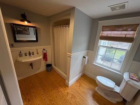 Bathroom, Interior, Wood Texture Flooring