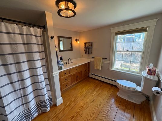 Bathroom, Interior, Wood Texture Flooring