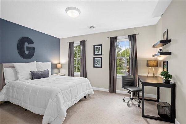 Bedroom, Home Office, Interior