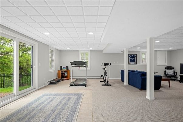 Fitness Equipment, Interior, Recessed Lighting
