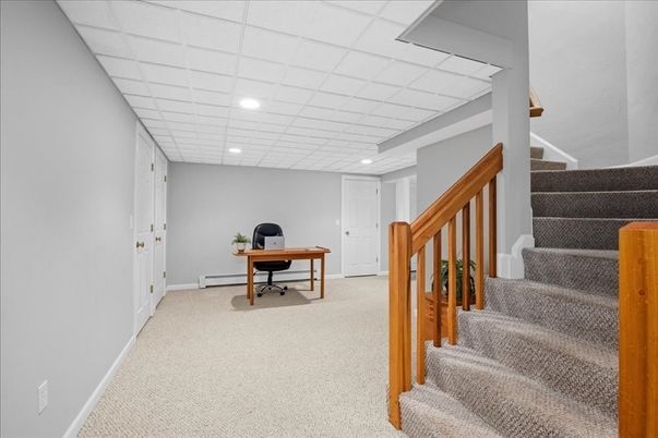 Home Office, Interior, Recessed Lighting