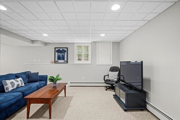 Home Office, Interior, Living room, Recessed Lighting