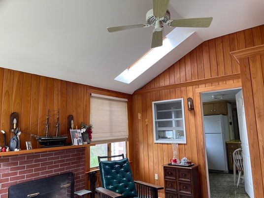 Fireplace, Interior, Wooden Walls