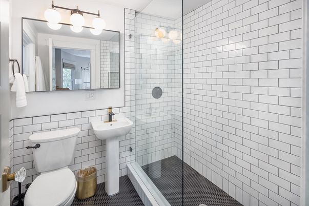Bathroom, Glass Shower, Interior
