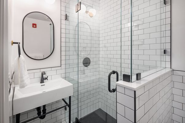 Bathroom, Glass Shower, Interior