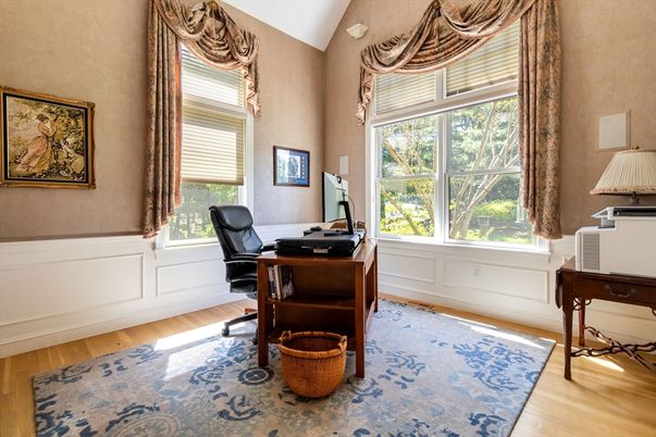 Home Office, Interior, Wood Texture Flooring