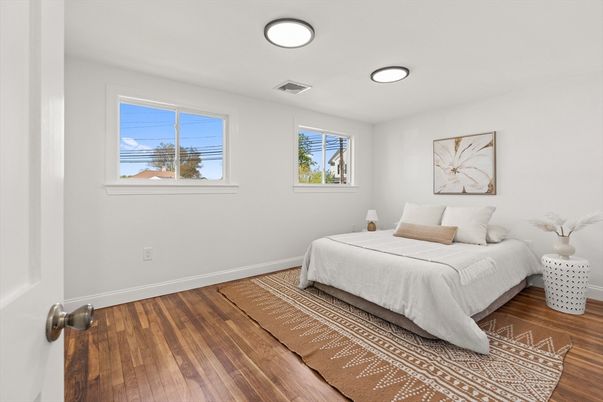 Bedroom, Interior, Wood Texture Flooring