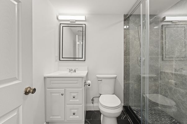 Bathroom, Glass Shower, Interior