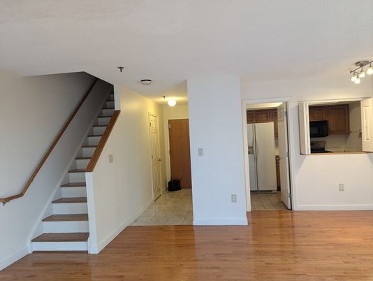Empty room, Interior, Kitchen, Wood Texture Flooring