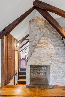 Interior, Wooden Beams, Wood Texture Flooring