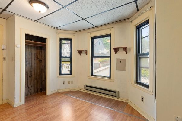 Empty room, Interior, Wood Texture Flooring