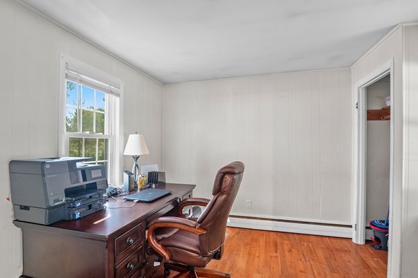 Home Office, Interior, Wood Texture Flooring