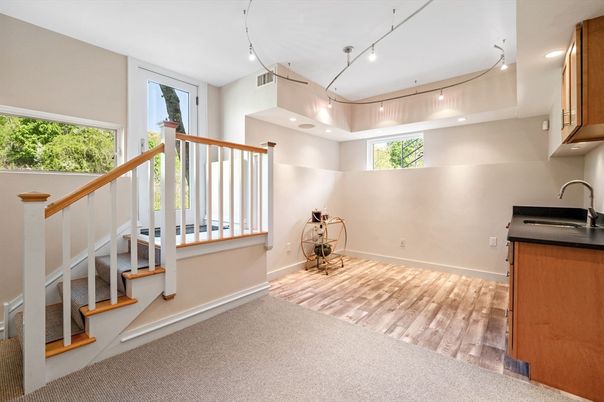 Interior, Recessed Lighting, Wood Texture Flooring