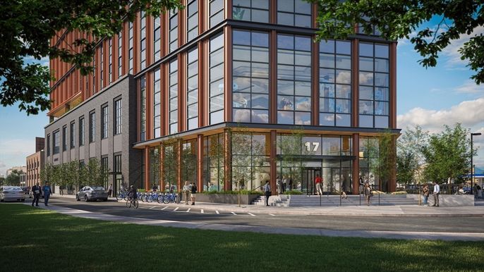 Exterior, Facade, Condo Building